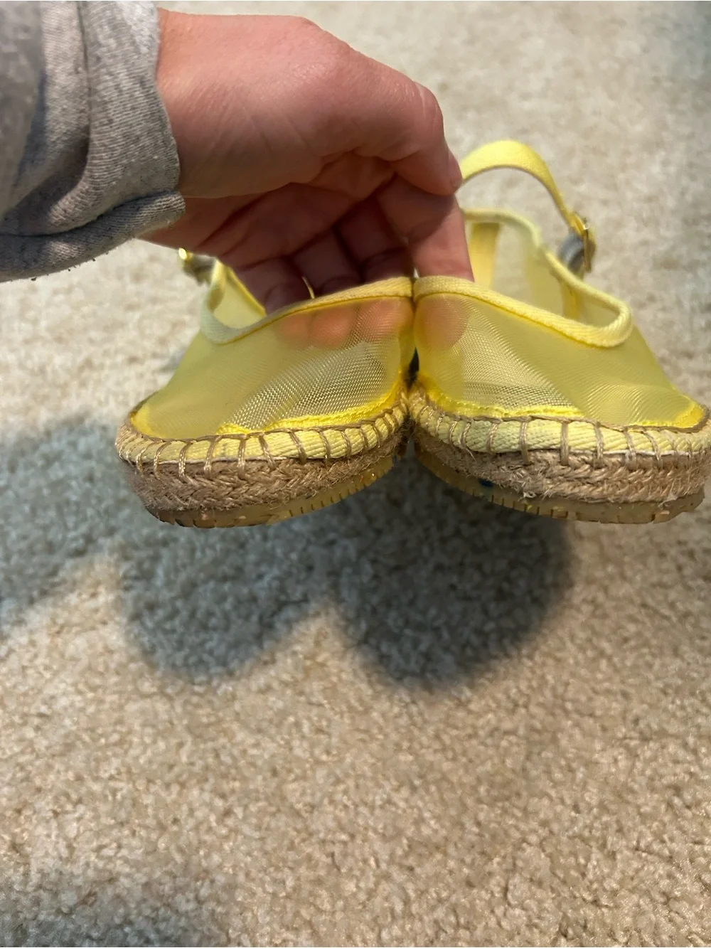 SeaVees Yellow Mary Jane Espadrille Shoes
